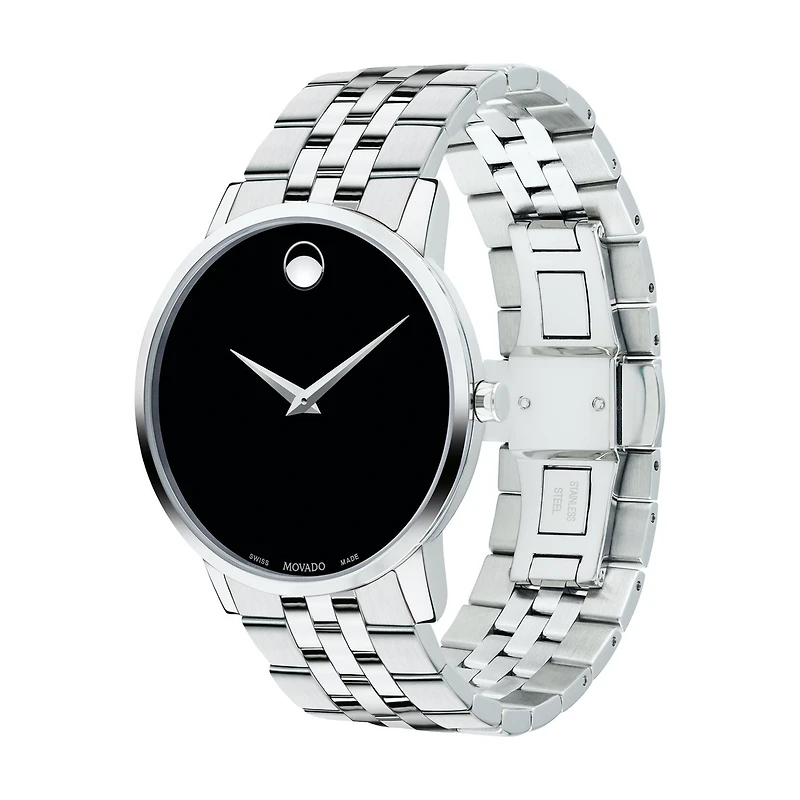 Museum 40MM Black and Steel