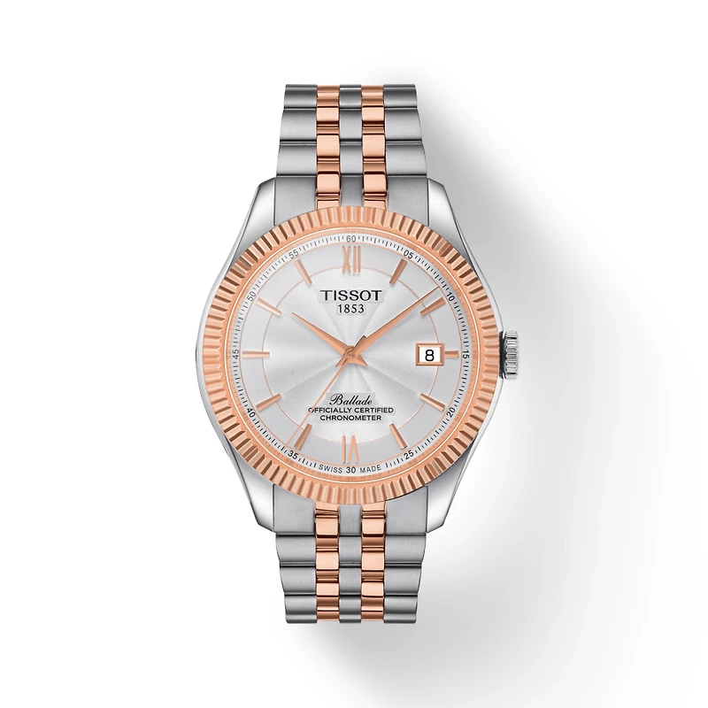 Ballade 41MM Powermatic 80 Silicium Rose/Steel