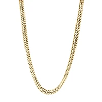 Double Curb Yellow IP Steel Chain