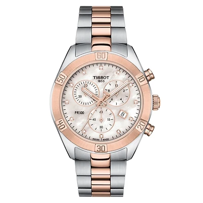 PR 100 Chronograph Rose/Steel