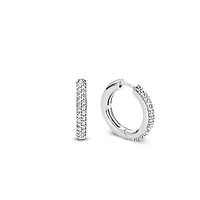 Pave 20MM Hoop Earrings
