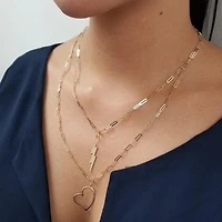 Heart Outline Pendant