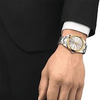 Gentleman Powermatic 80 Silicium Stee/Gold 40MM Watch