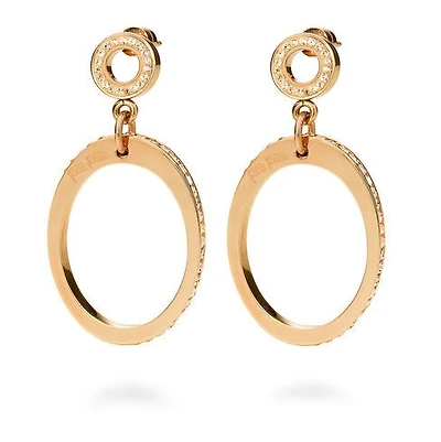 Classy Rose Champagne Earrings