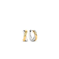 Twist Hoop Golden Earrings