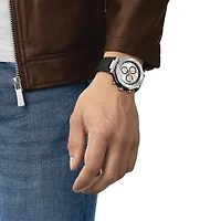T-Race Steel/Black 45MM Watch