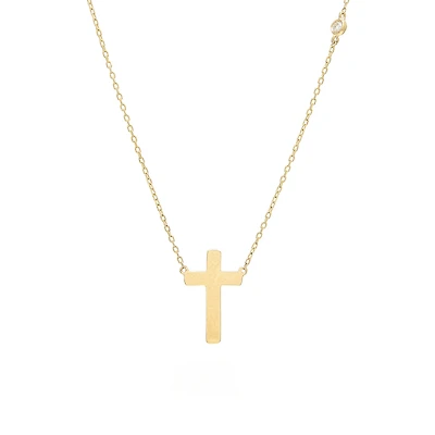 Cross Diamond Necklace