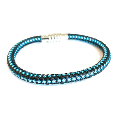 Black, Blue and White Bracelet