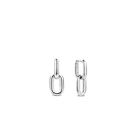 Paperclip Link Smooth Earrings
