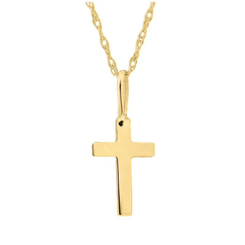 Mini 7MM Cross Kids Necklace