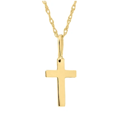 Mini 7MM Cross Kids Necklace