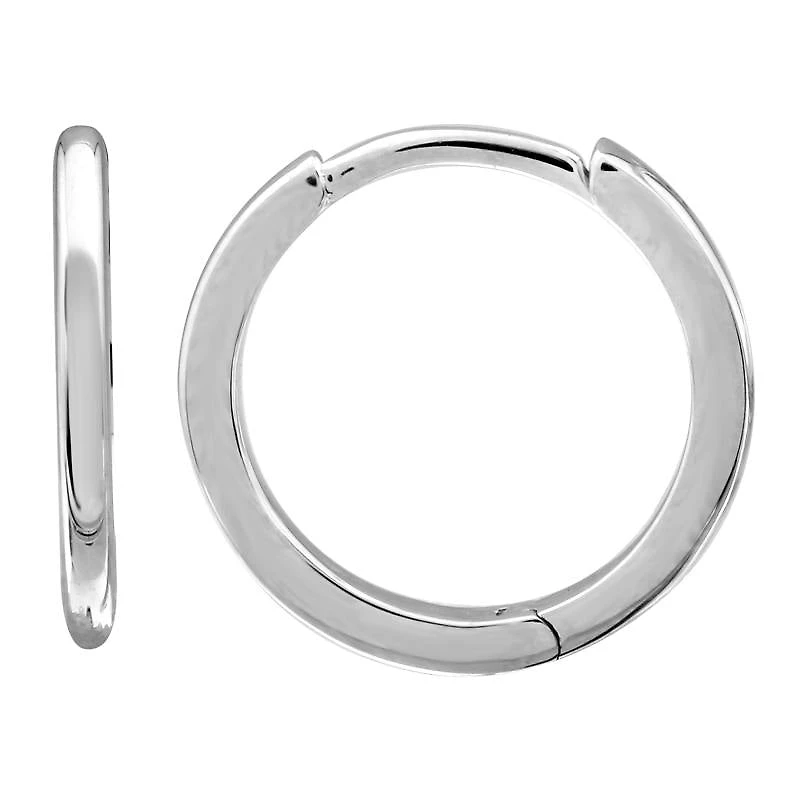 Plain huggie 12MM Earrings