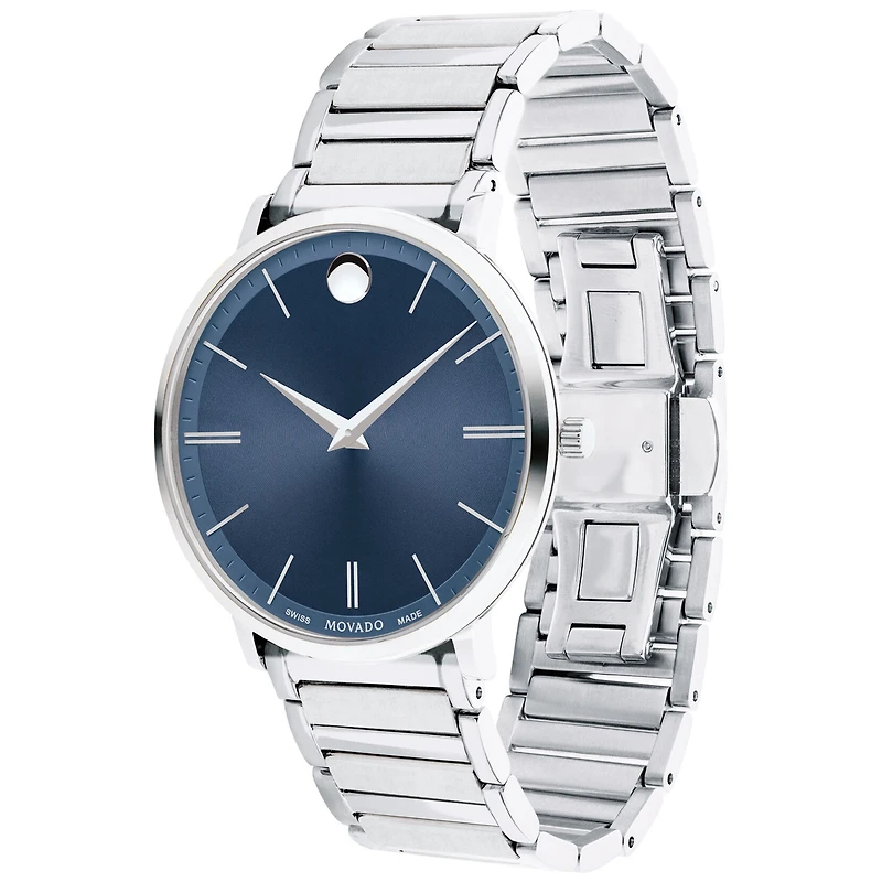 Ultra Slim 40MM Steel/Blue