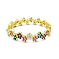 Colorful Flowers Kids Bangle Bracelet