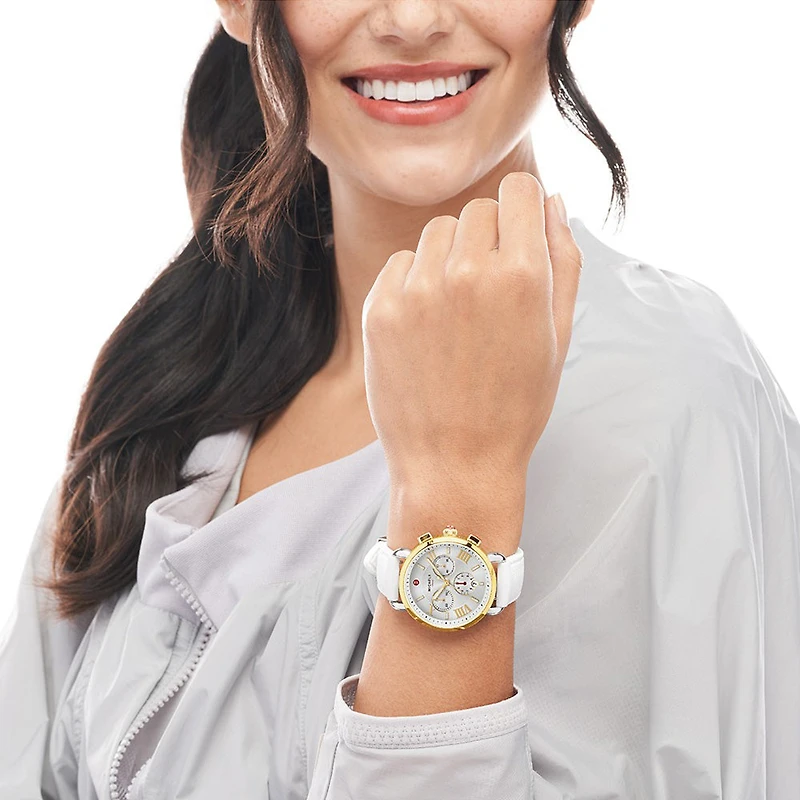 Sport Sail White/Gold 38MM Watch