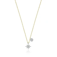 Starburst White Gold diamond Necklace