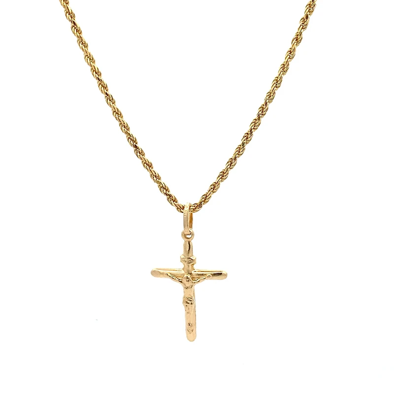 Crucifix 25MM Hollow Pendant