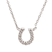 Petit Horse Shoe Necklace 14K