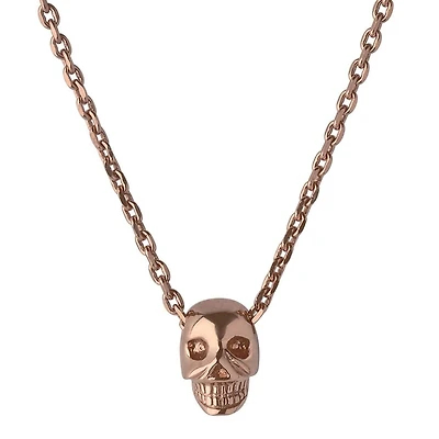 Rose Skull Necklace