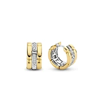 Link Triple Golden Huggie 14MM Earrings