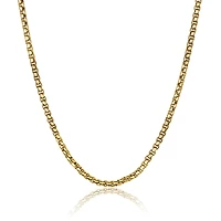2.5mm yelllow IP Steel Round Box Chain