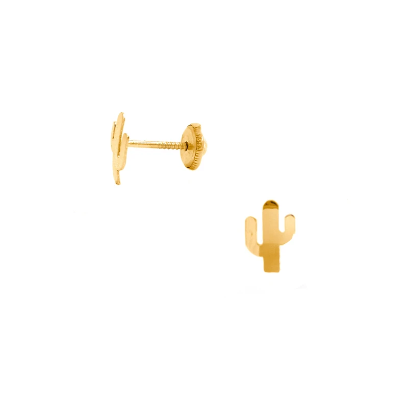Cactus 14K Earrings