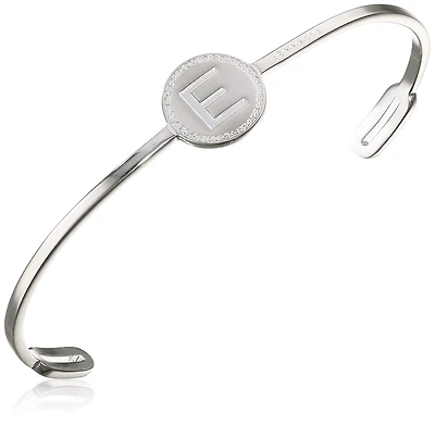 Initial E Cuff Bracelet