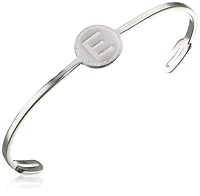 Initial E Cuff Bracelet