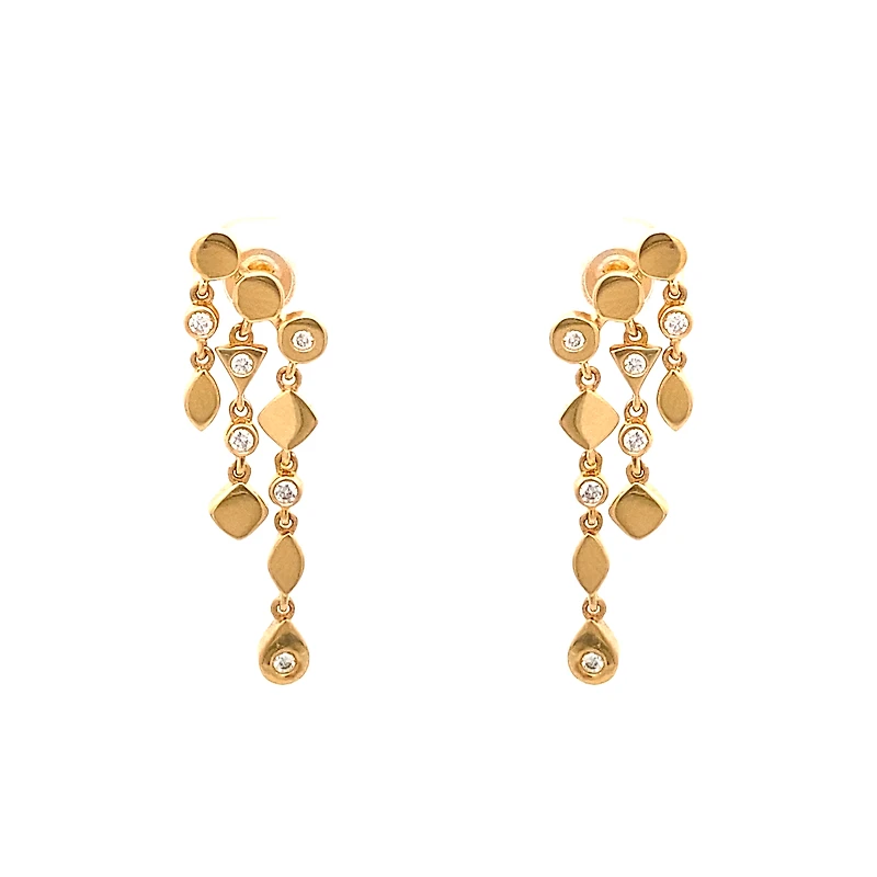 Dangle Diamond Earrings