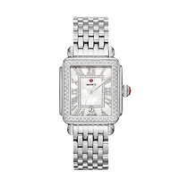 Deco Madison Steel Diamond Mother Pearl 33MM Watch
