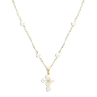 Pearl Cross Necklace