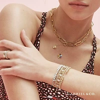 Diamond Flutted Sun Necklace