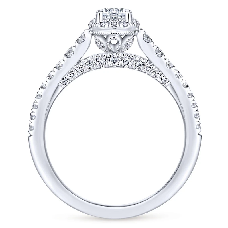 Round Diamond Halo Ring