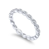 White Gold Marquise Shape Ring
