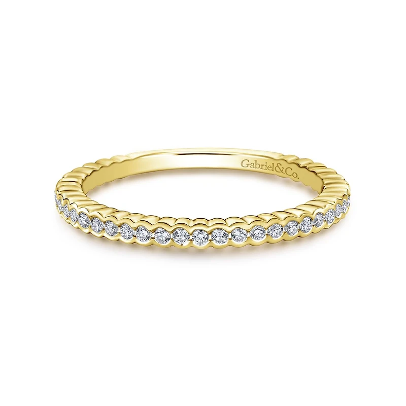 Yellow Gold Diamond Ring 14K