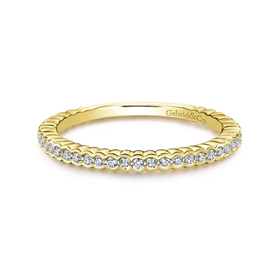 Yellow Gold Diamond Ring 14K