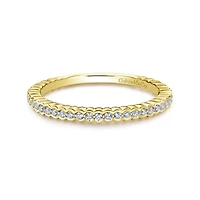 Yellow Gold Diamond Ring 14K