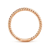 14K Rose Gold Twist Ring