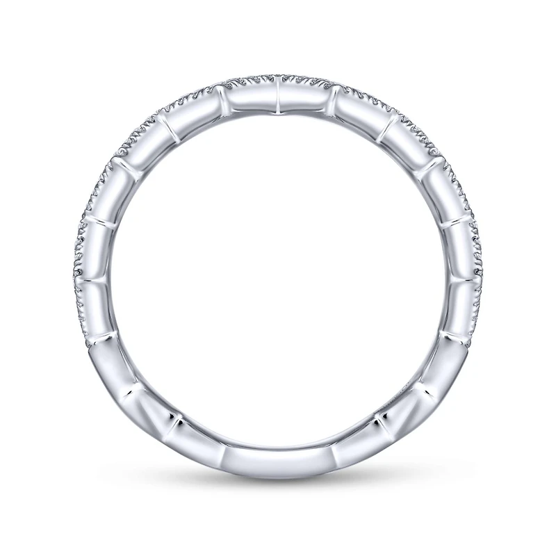 Zig Zag Diamond Ring 14K