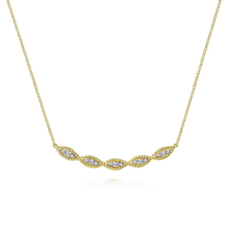 Twisted Diamonds Necklace