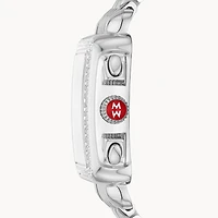 Deco Diamond Steel Chrono 35MM Watch