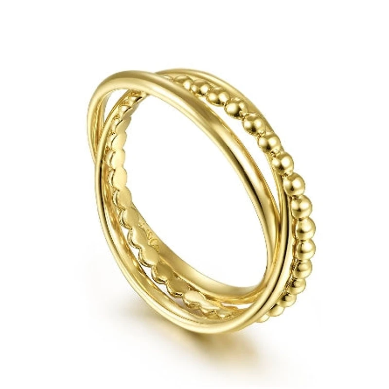 Criss Cross Rolling Ring