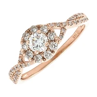 .54ct Diamond Rose Gold Engagement Ring