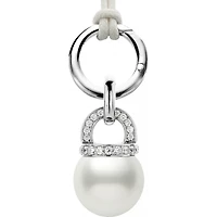 White Pearl Carrier Necklace