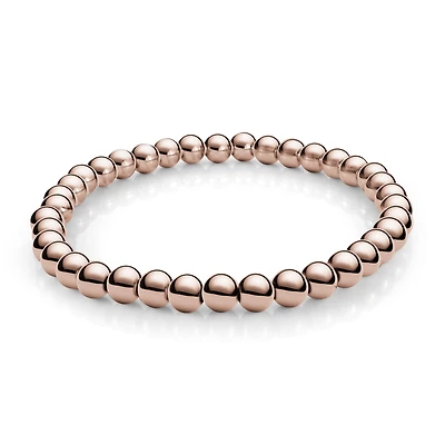 Rose Gold Steel Ball Bracelet