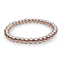 Rose Gold Steel Ball Bracelet