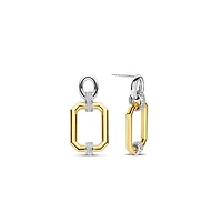 Classic Edge Drop Earrings