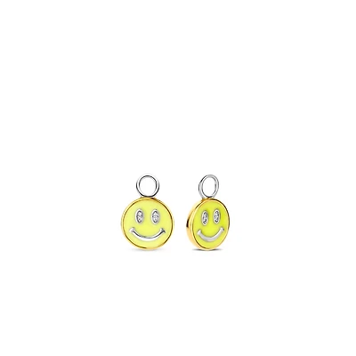 Smiley Enamel Ear Charms