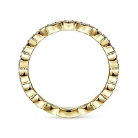Marquise Station Diamond Ring
