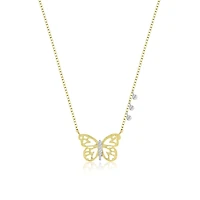 Butterfly Diamond Necklace